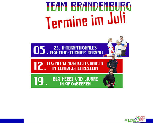 Unsere Termine im Juli