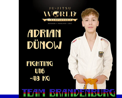 Team Brandenburg bei der JWM: Adrian Dünow