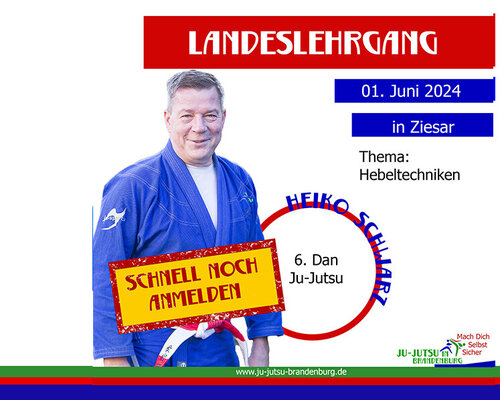 Lehrgang Hebeltechniken - schnell noch anmelden