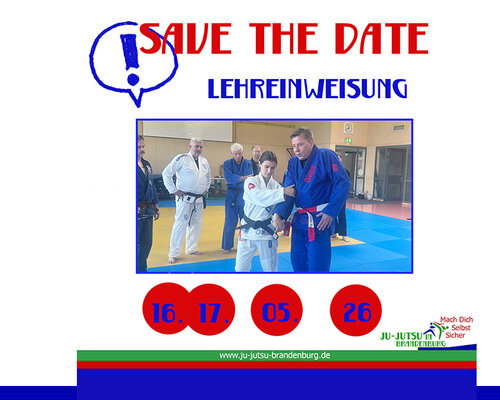 Save the Date: Lehreinweisung 2026