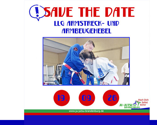 Save the Date: LLG Armstreck- und Armbeugehebel