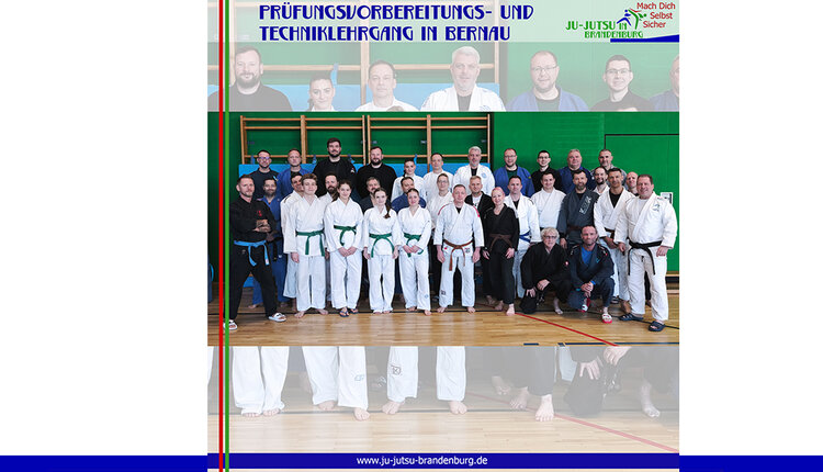 33 Ju-Jutsuka beim LLG Prüfungsvorbereitung