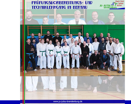 33 Ju-Jutsuka beim LLG Prüfungsvorbereitung