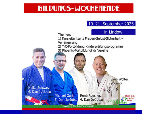 Lizenzseminar-Wochenende - Fortbildung hoch 3