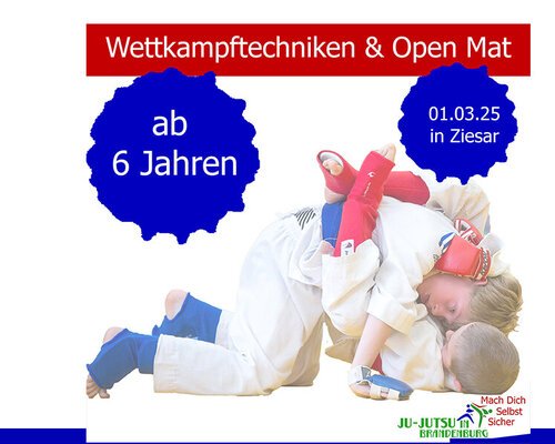 Neuer Termin: Open Mat & Wettkampftechniken