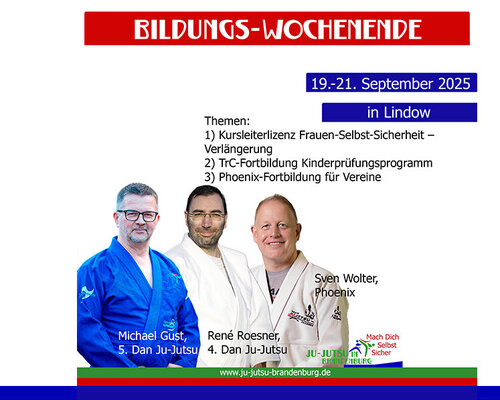 Lizenzseminar-Wochenende - Fortbildung hoch 3
