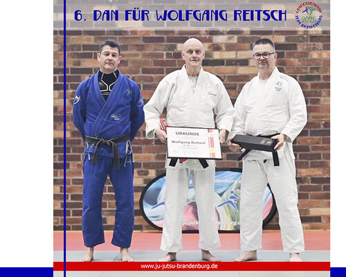 Ehrung: 6. Dan für Wolfgang Reitsch