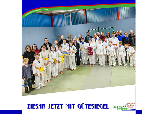 Ausgezeichnet: Ju-Jutsu Verein Ziesar mit Gütesiegel Kinderschutz
