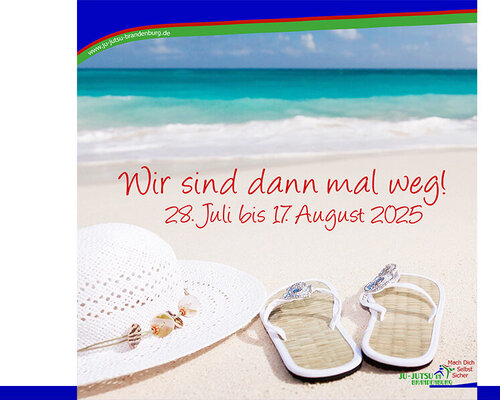 Wir sind im Urlaub!
