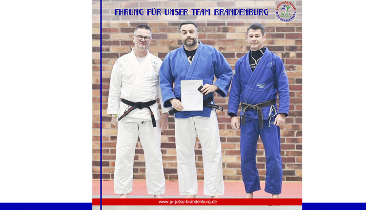 Silberne Ehrennadel des LSB Brandenburg für André Kirschke