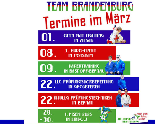 Unsere Termine im März 2025