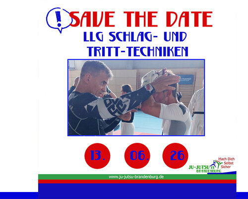 Save the Date: LLG Schlag- und Tritt-Techniken