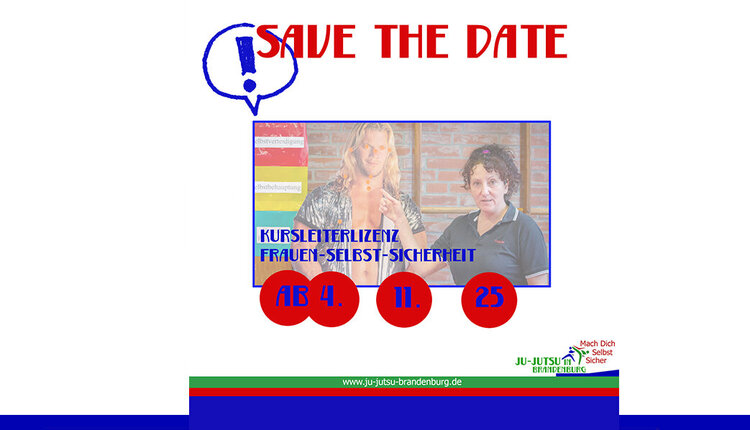 Save the Date: Kursleiterlizenz Frauen-Selbst-Sicherheit
