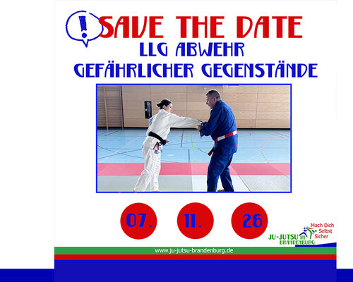 Save the Date: LLG Abwehr gefährlicher Gegenstände