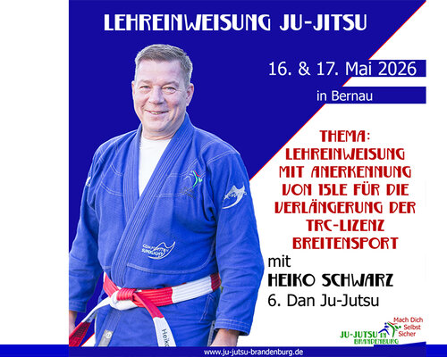 Reminder: Lehreinweisung Ju-Jutsu