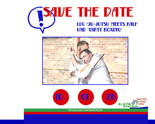 Save the Date: LLG "Ju-Jutsu meets Kali" und "Dirty Boxing"