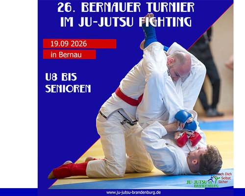 Neuer Termin: 26. Bernauer Turnier im Ju-Jutsu Fighting