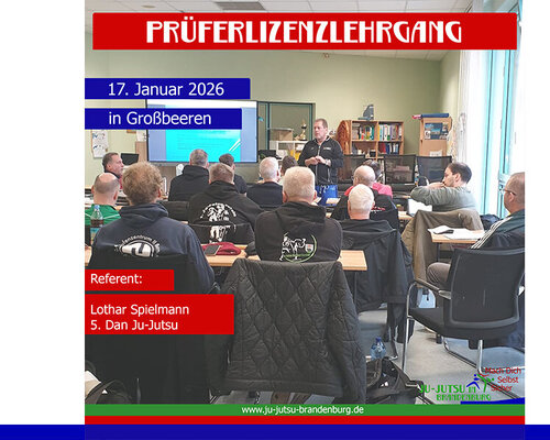 Neuer Termin: Prüferlizenzlehrgang am 17. Januar 2026
