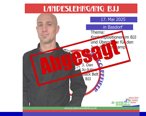 Abgesagt: Landeslehrgang BJJ am 17. Mai