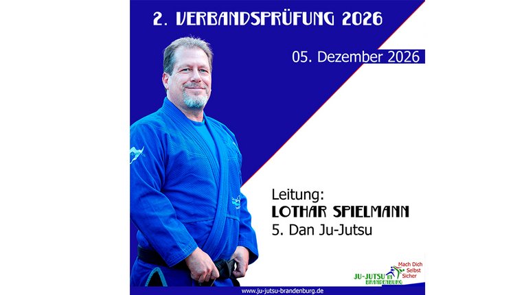 Schnell noch amelden zur 2. Verbandsprüfung