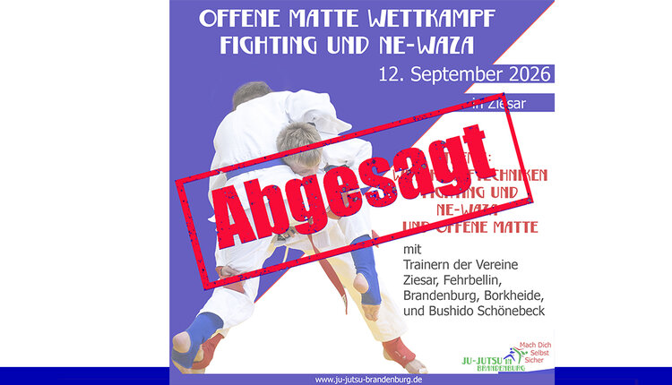 Absage Offene Matte
