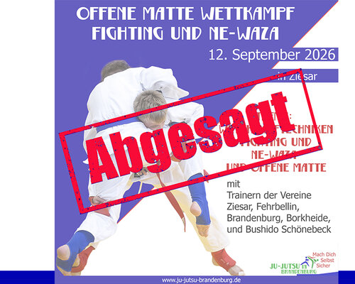 Absage Offene Matte