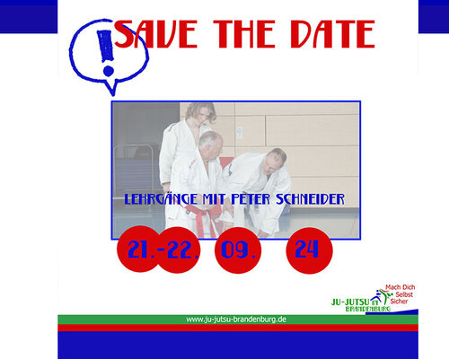 Save the Date: 2 Lehrgänge mit Peter Schneider