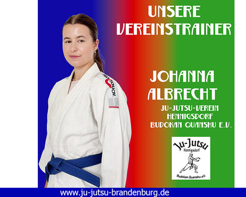 Unsere Vereinstrainer - heute: Johanna Albrecht