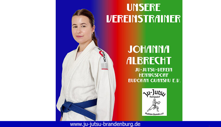 Unsere Vereinstrainer - heute: Johanna Albrecht