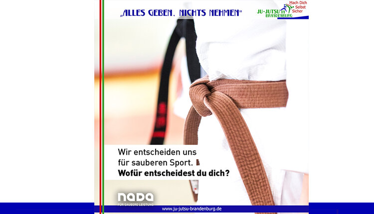 Zeichen für sauberen Sport
