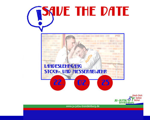 Save the Date: LLG Stock- und Messerabwehr
