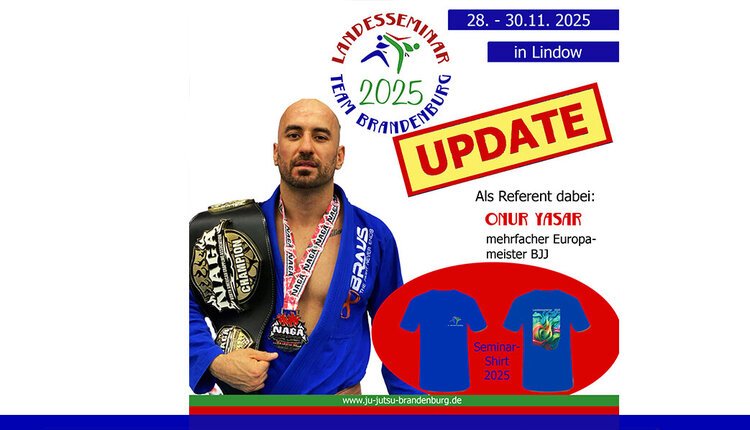 Update Landesseminar - wir begrüßen Onur Yasar als Referenten
