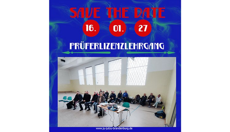 Save the Date: Prüferlizenzlehrgang