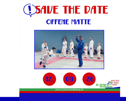 Save the Date: Offene Matte