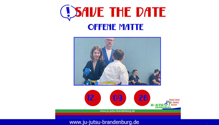 Save the Date: Wettkampftechniken und Offene Matte