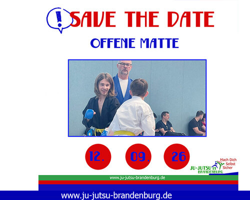 Save the Date: Wettkampftechniken und Offene Matte