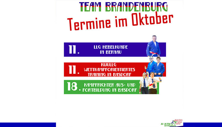 Unsere Termine für Oktober 2025