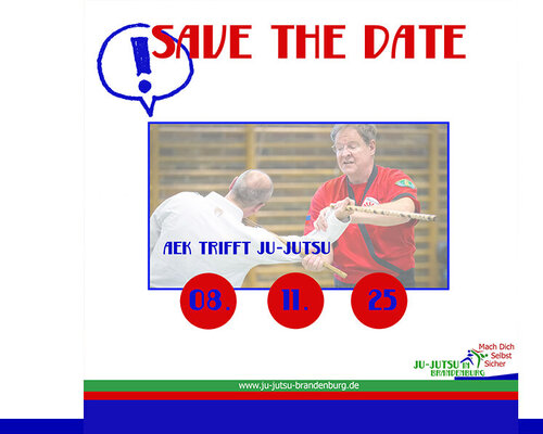Save the Date: LLG AEK trifft Ju-Jutsu mit Dr. Gunnar Siebert