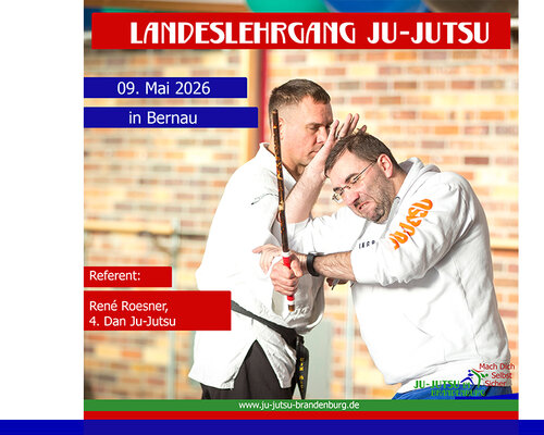 Neuer Termin: Ju-Jutsu Stocktechniken