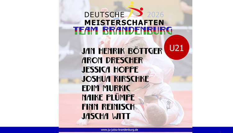 Team Brandenburg U21 bei den Deutschen Meisterschaften
