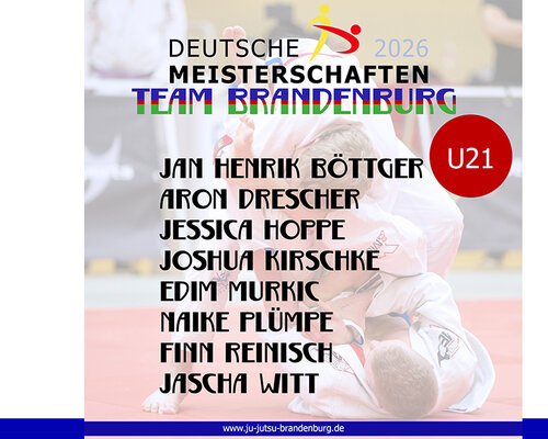 Team Brandenburg U21 bei den Deutschen Meisterschaften